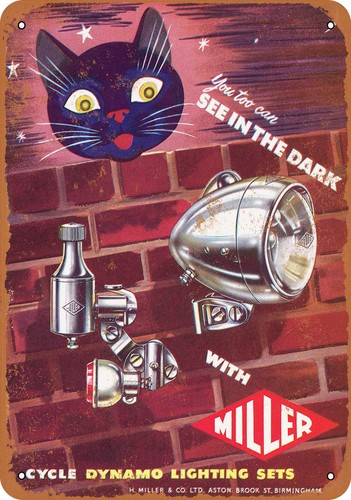 Insegna metallo 1956 luci - insegna,