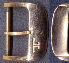 Original Jaeger LeCoultre Buckle Fibbia 16mm inner Rose Gold Plated ! L@@K !