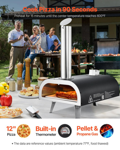 Forno pizza doppio - pizza, carburante