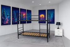 Letto a Castello Salvaspazio – Robusto e Moderno.