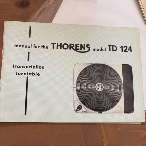 Thorens model 124 - thorens, org