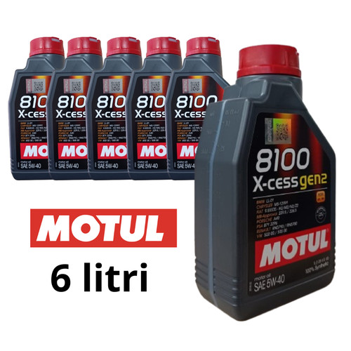 Litri olio motore motul 8100 - 6,
