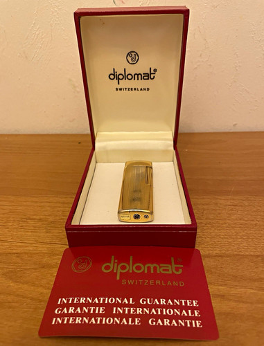 Accendino diplomatico oro - diplomatico,
