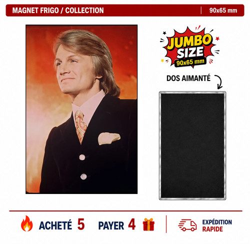 Magnet frigo claude francois - magnet,