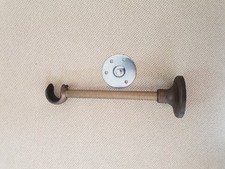 SUPPORTO PER BASTONE TENDA D.20 FINITURA ORO ANTICO BRONZATO IN OTTONE PURO 