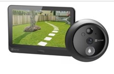 EZVIZ HP4 Video Spioncino con Doorbell senza fili, Visione a 155°, 1080p (4,3")