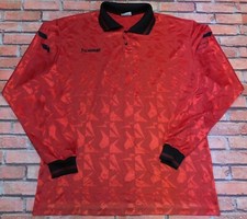 HUMMEL MAGLIA CALCIO SHIRT NOLEL STREETWEAR VINTAGE MADE IN ENGLAND (213) tg. XL