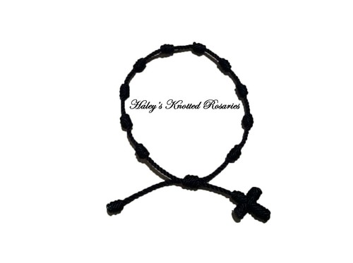 Bracciale rosario annodato - rosario,