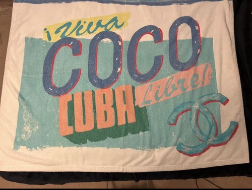 Telo mare chanel - cotone, coco
