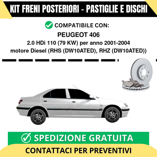 Kit freni posteriori per - freni,