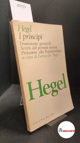 Hegel principi la nuova - hegel.,