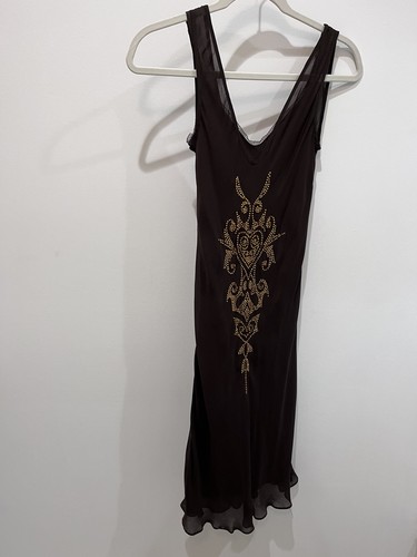 Raro abito slip seta - , marrone