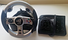 Play On EV8 Racer Volante + Pedali per PS2 Non Testato