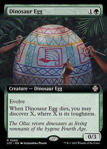 Mtg dinosaur egg exc - egg,