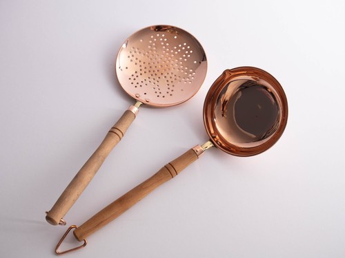 Set mestolo skimmer rame - mestolo, e