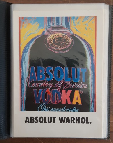 Lotto cartoline absolut - lotto,