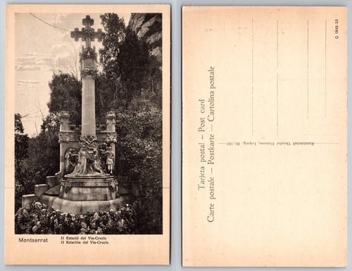 Cartolina monumento montserrat - monumento,