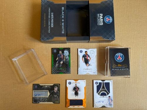 Topps psg black white leo - psg,