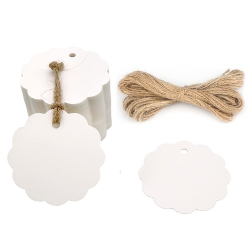 100 pezzi etichette regalo - 100,