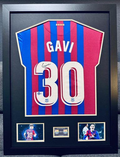 Maglia barcellona firmata gavi - maglia,