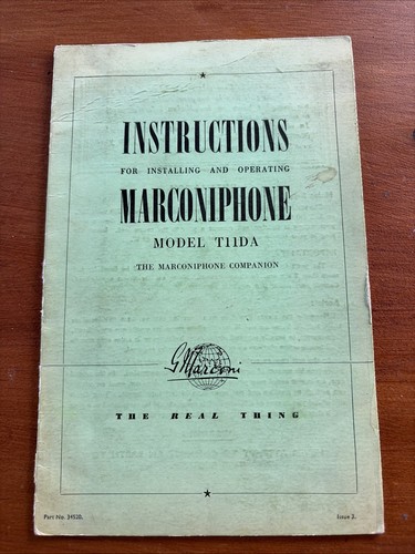 T11da marconiphone marconi - marconiphone,