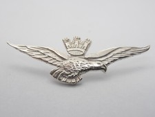 Aeronautica Militare Italiana: Spilla da giacca in Argento 925 - Brevetto Pilota