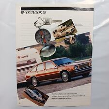 1985 VINTAGE RV OUTLOOK '85