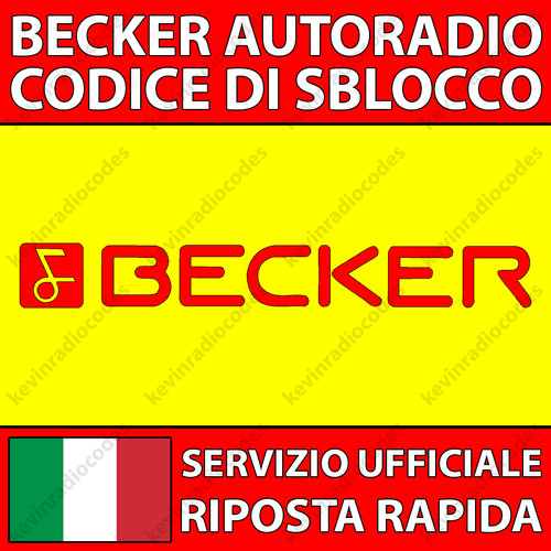 Becker radio codice - ✅becker, di