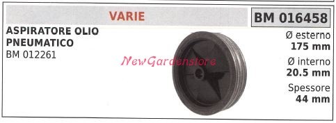 Ruota varie aspiratore olio - varie,