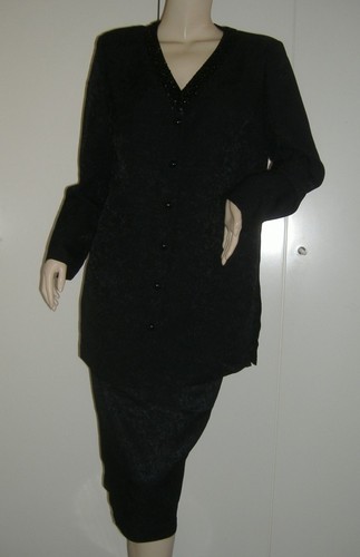 Tailleur giacca gonna nero con - giacca,