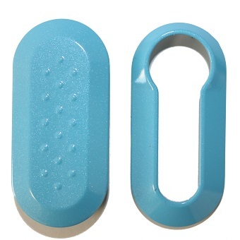 Guscio cover chiave azzurra - cover,