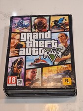 GRAND THEFT AUTO GTA V 5 LOS SANTOS PC DVD-ROM Mappa da collezione RARA!