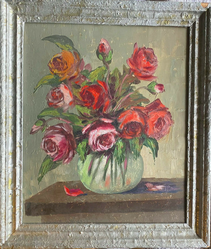 Dipinto olio di - ad,