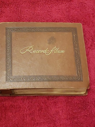 Vintage record album binder - record,