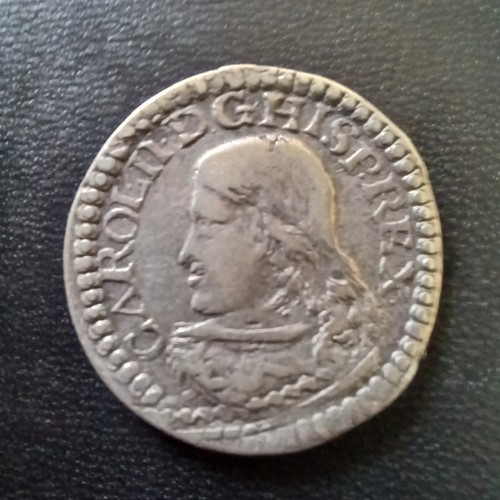 Moneta argento carlo spagna - argento,