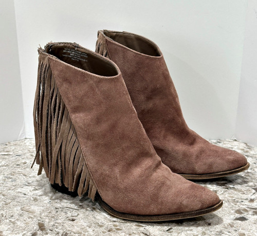 Stivaletti boho con frange - con,