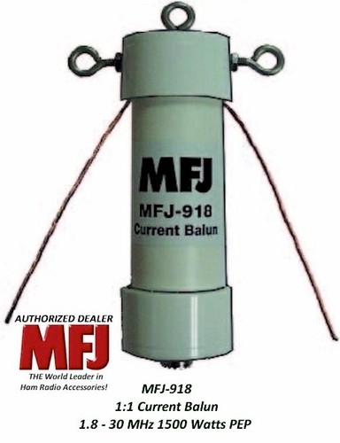 Mfj 918 balun - mfj-918, 1:1