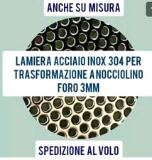  Lamiera forata acciaio inox