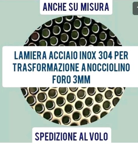 Lamiera forata acciaio - , inox