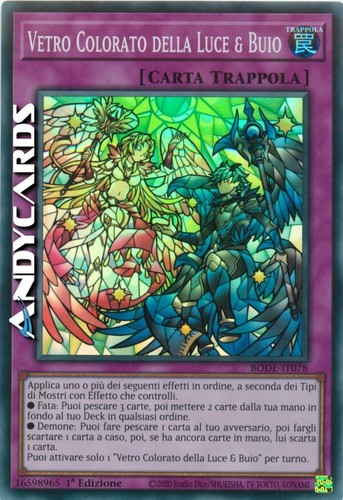Vetro colorato della luce - della,