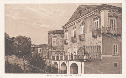 Ao467 cartolina acri palazzo - cartolina,