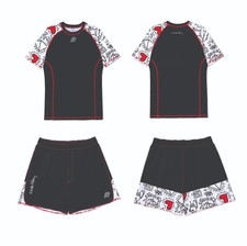 Rashguard Albino e Preto X