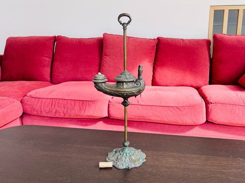 Antica lampada aladino ottone - aladino,,