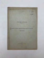 Feronia estratto dal - feronia.,