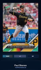 TOPPS BUNT NOW 24 - Paul Skenes (RC) RARA CARTA DIGITALE 967cc ROY CY Young
