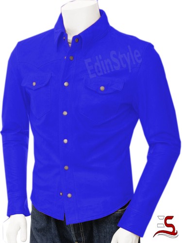 Camicia uomo blu - vera, di