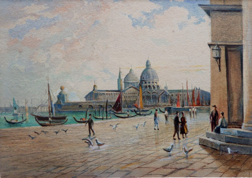 Venezia acquerello scuola - venezia.,
