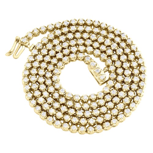 Collana girocollo tennis oro