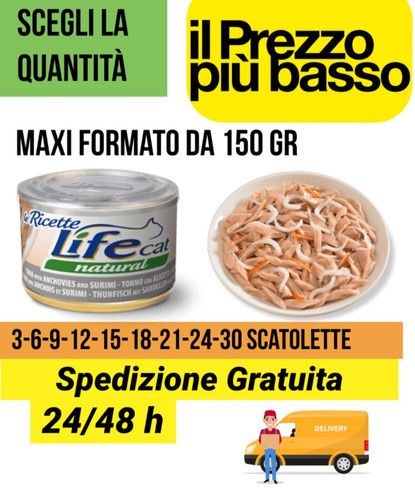 Scatolette 150 life - scatolette,