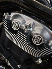 4 METALLIC Engine Stickers